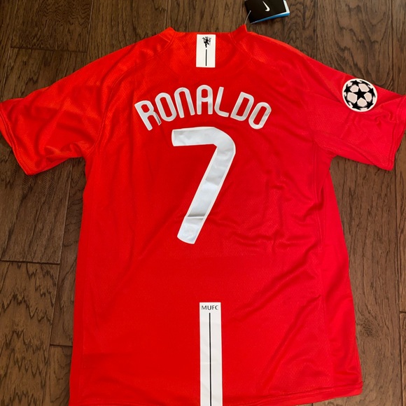 Manchester United Home Jersey 2008 Cristiano Ronaldo Mens U.S. Large - Picture 4 of 6